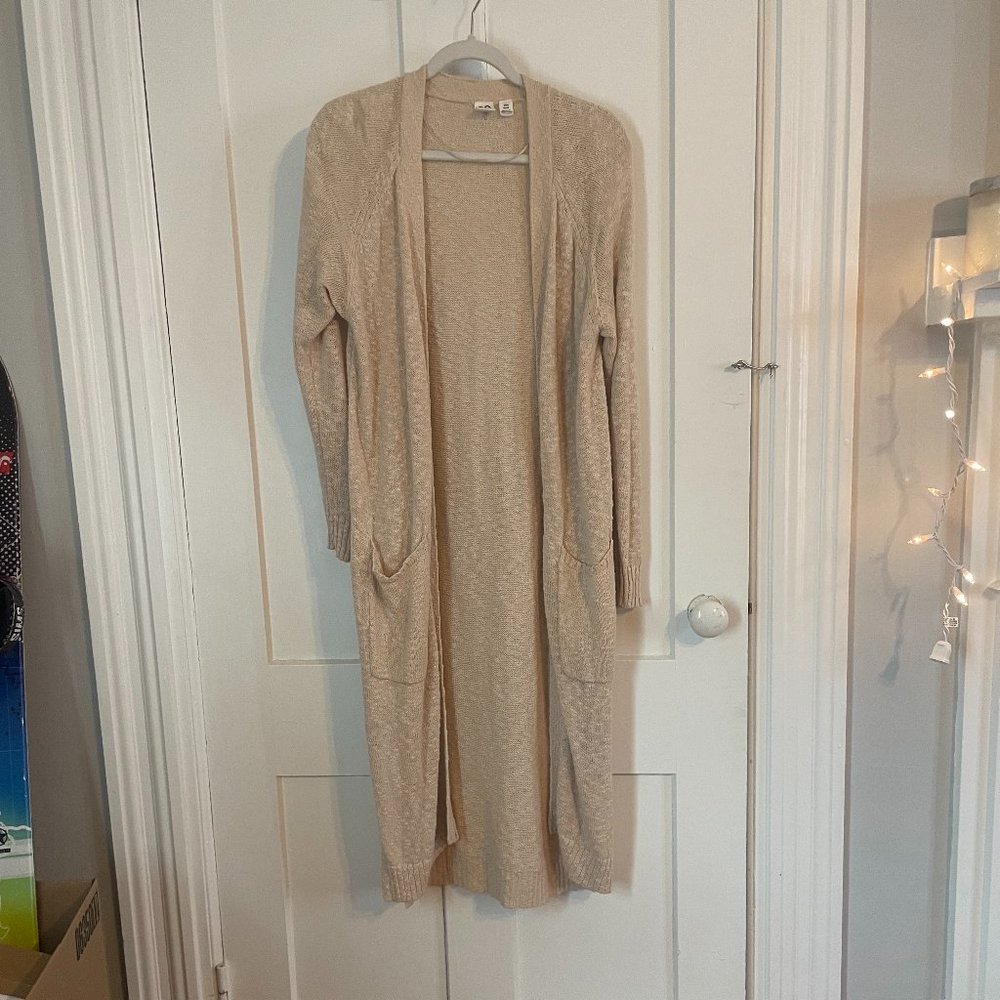 Long Beige Summer Sweater